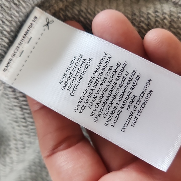 RALPH LAUREN POLO CASHMERE FZ HOODIE KIDS GREY - Picture 10 of 10